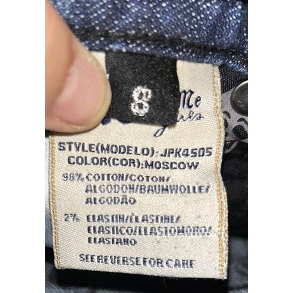 Miss Me Girls Embellished Straight Leg Low-Rise Jeans Size 8 (24X26) - Picture 7 of 8